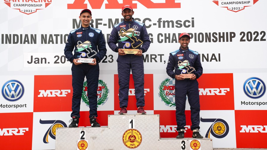 Student achievement: Aditya Swaminathan’s fine performance in national motor racing
