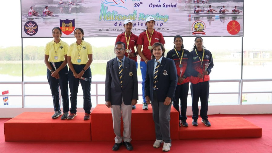 Student achievement: Manasa S M wins medal at national rowing championship