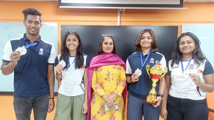Wins at inter-college sports fest