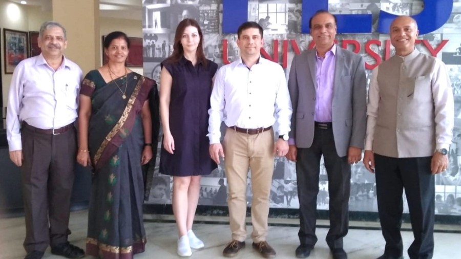 Team from MIET / National Research University of Electronic Technology, Moscow, Russia visits PES University