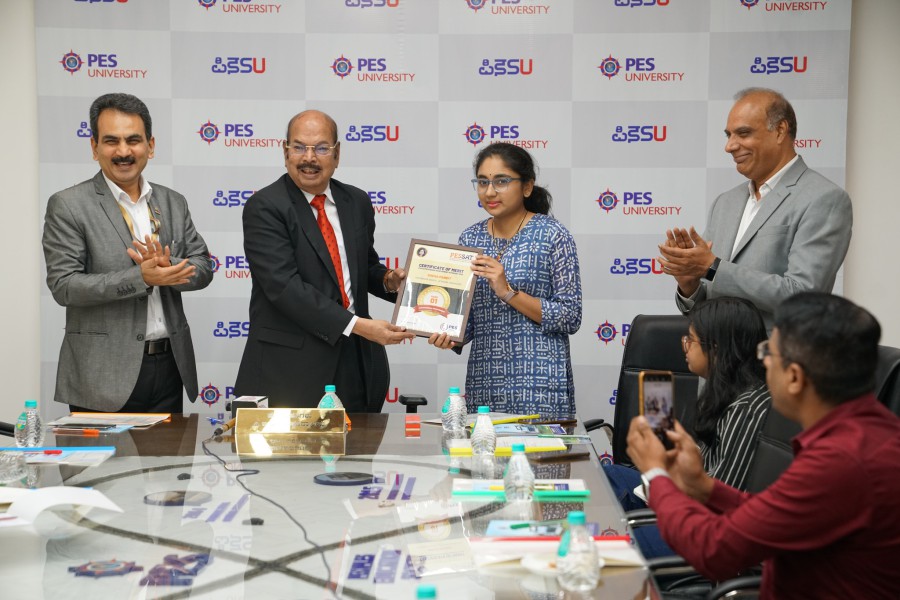 Announcement of PESSAT-2023 Ranks & Felicitation of Toppers