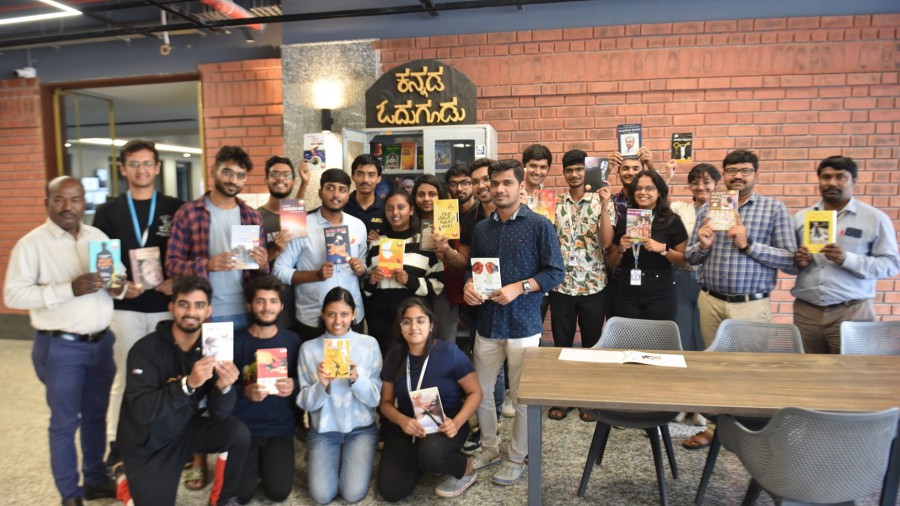 National Reading Day: Even in today's digital age enthusiasm among book readers at PES University