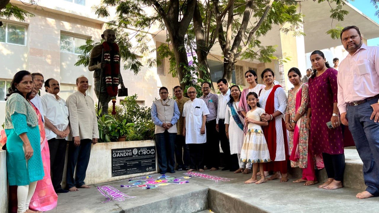 Gandhi Jayanthi 2023 – Celebrations @ PES University