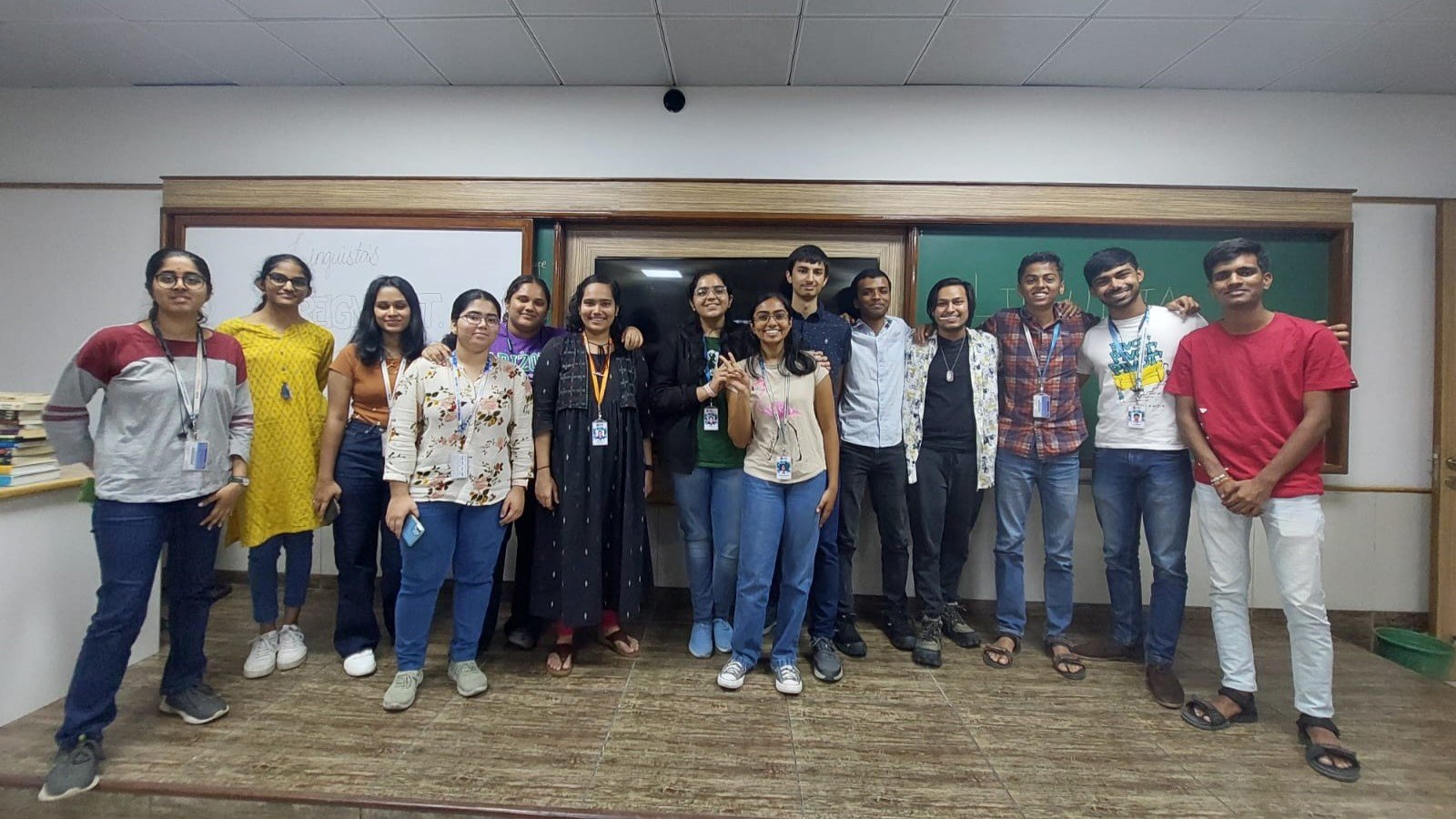 Talk on foreign literature and language