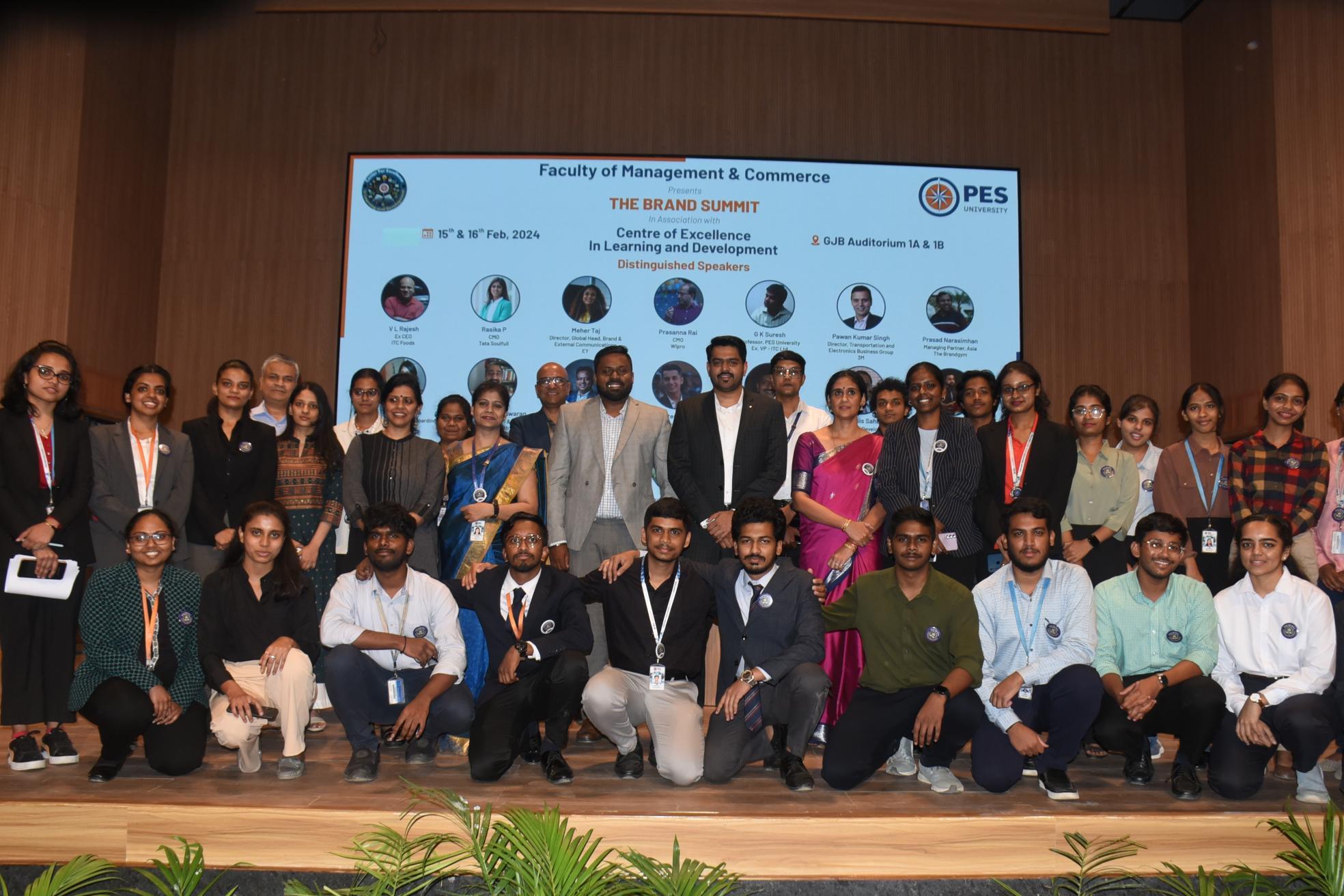 PES University Cultivates Future Leaders at Brand Summit 2024