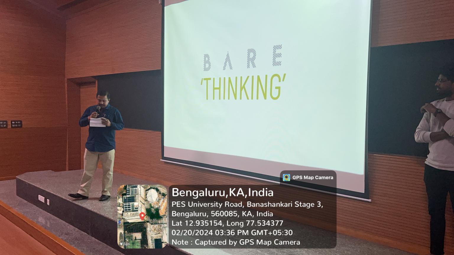 Talk on bare thinking in architecture