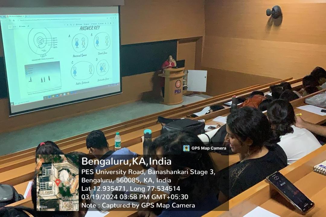 Expert talk on human behavior in spaces