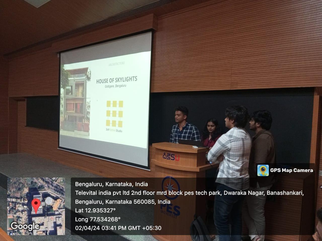 Expert talk on designing in architecture