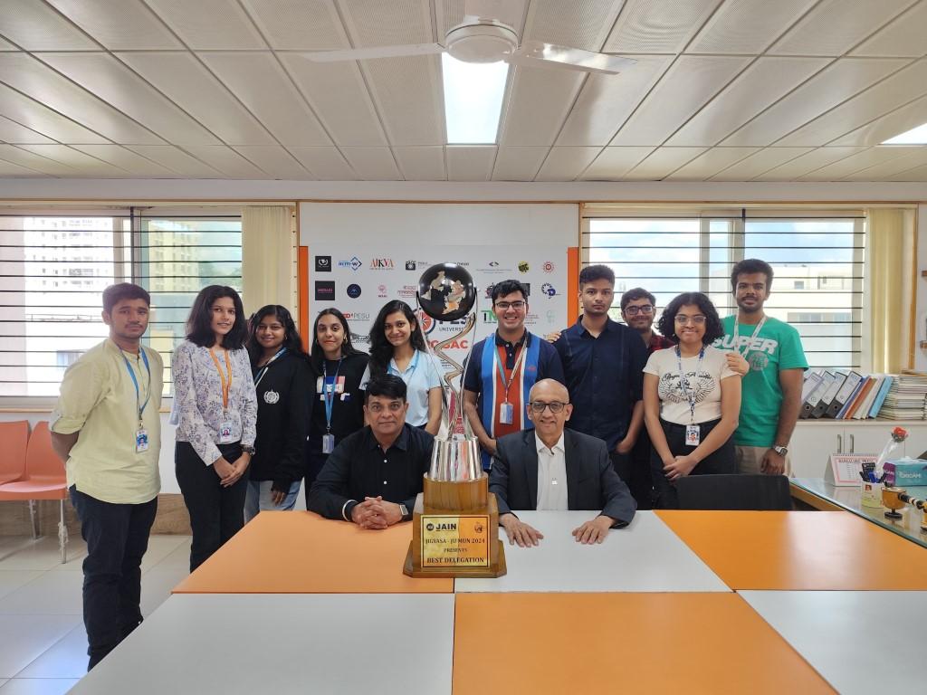 Best delegation award for PES MUN Society at JUMUN 2024