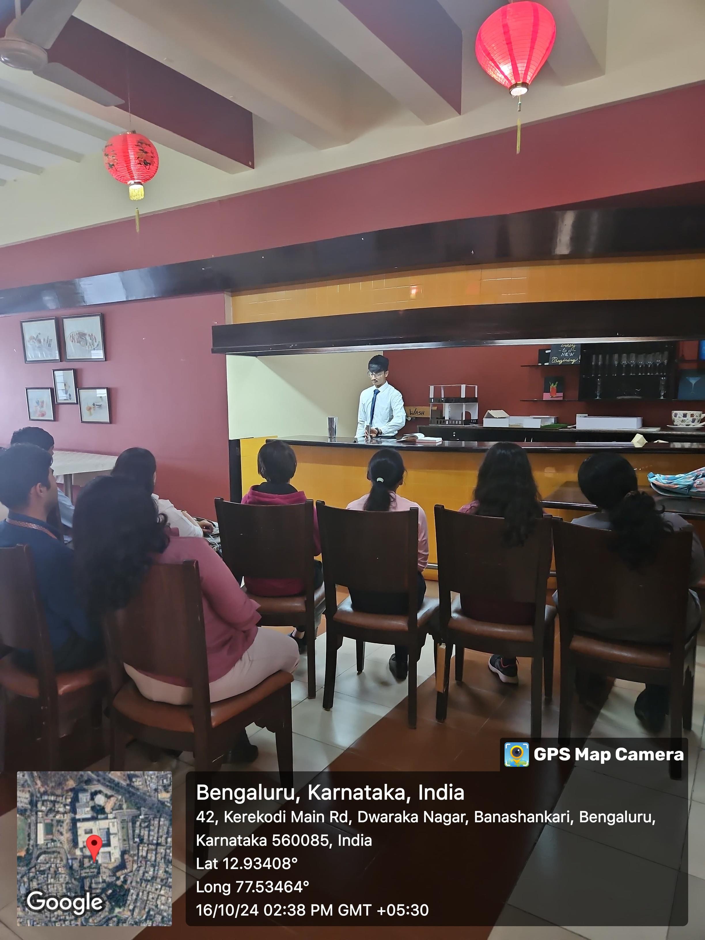 Peer learning in beverage artistry