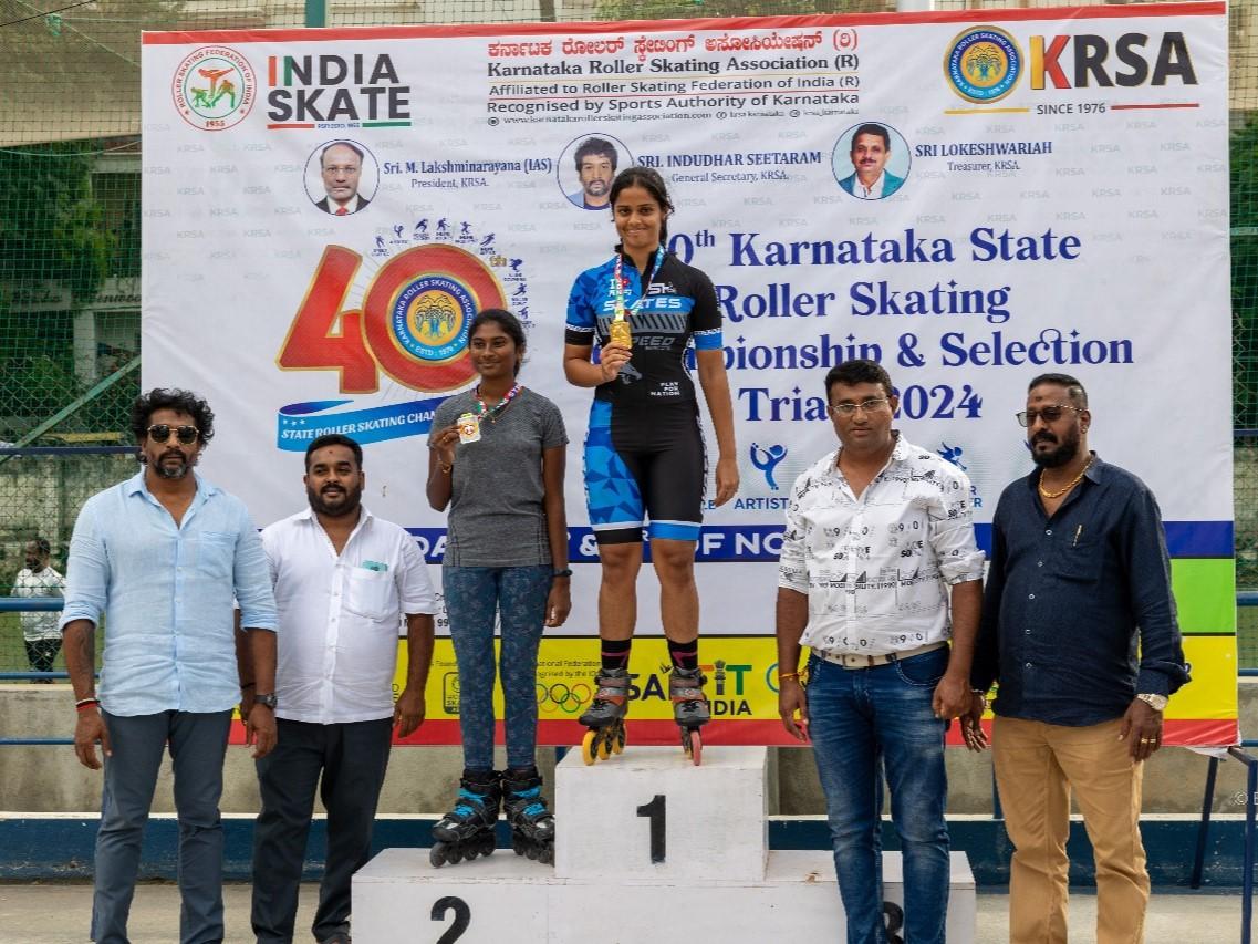 Student achievement: Ananya bags gold medal in rollers skating