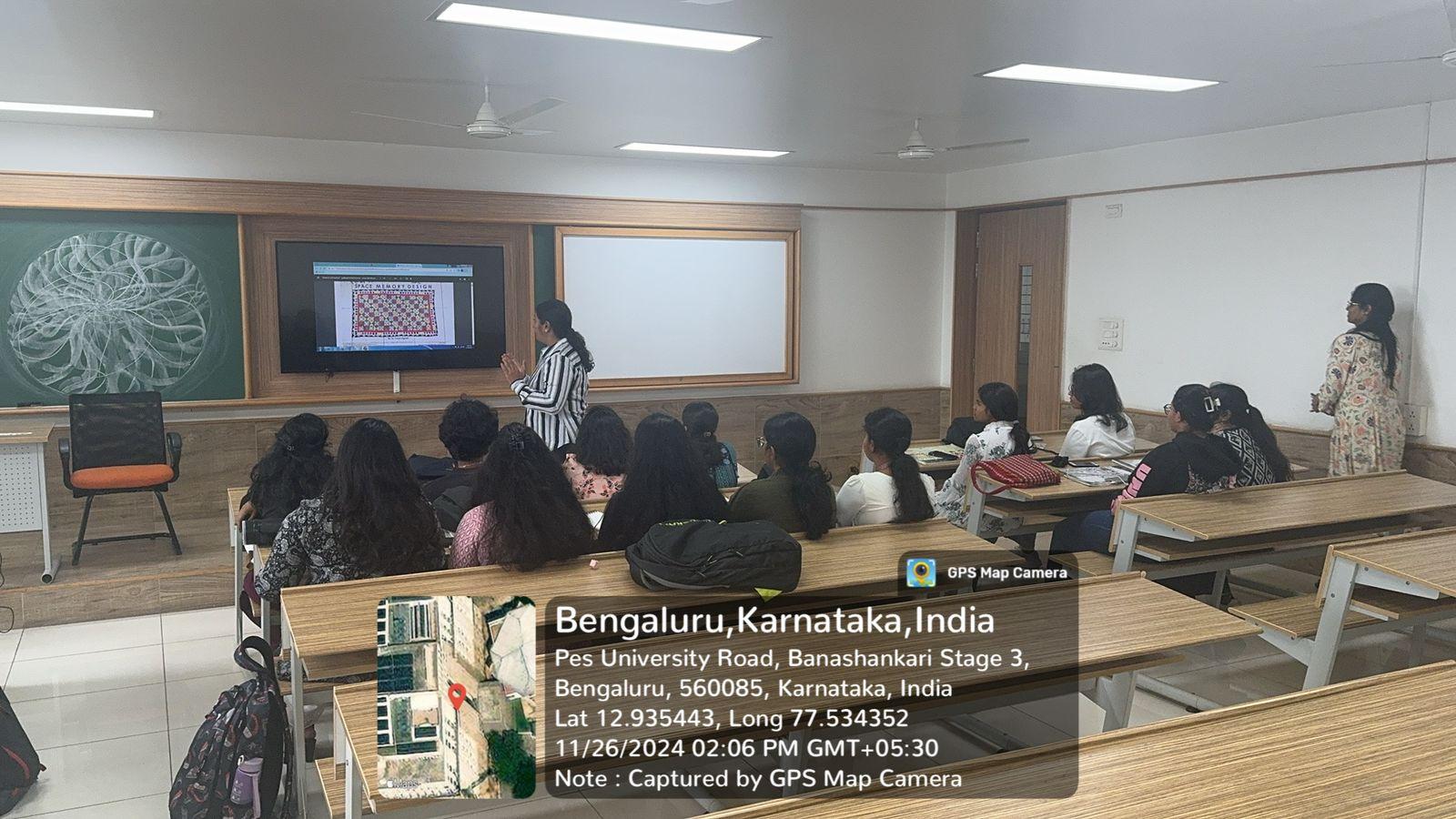 Guest talk on space, memory and design