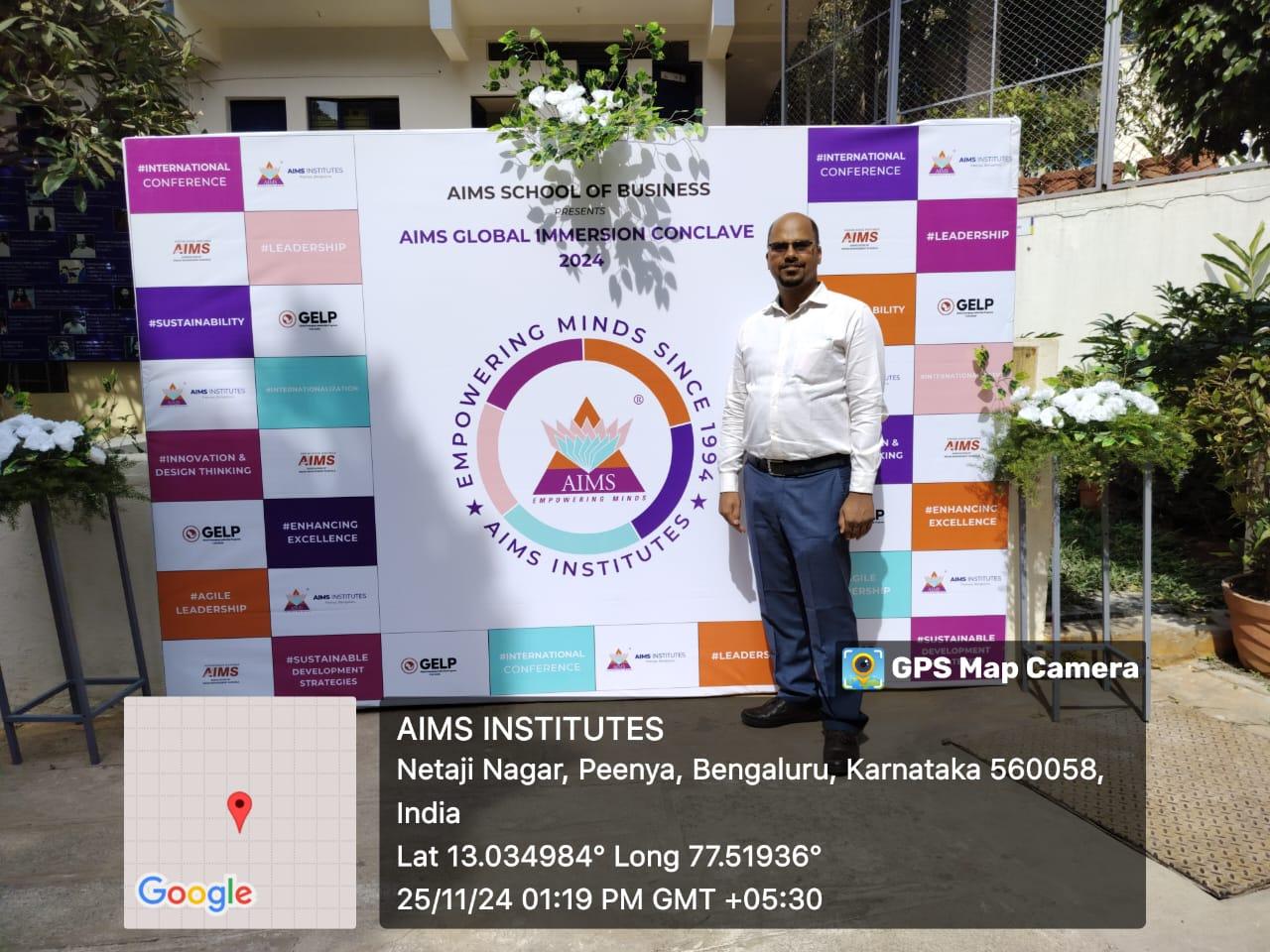 Faculty achievement: Paper presentation in leadership conference by Prof. Bhaskar Shailesh