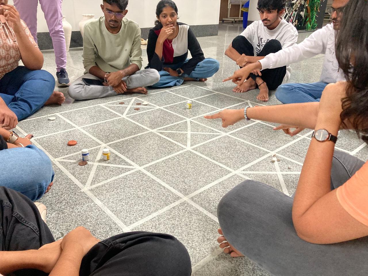 Spatial Analysis through traditional Indian games