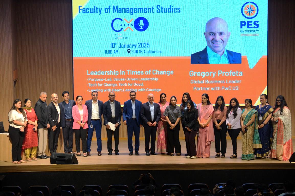 PES University Hosts CXO talk 2025: Leadership in times of change
