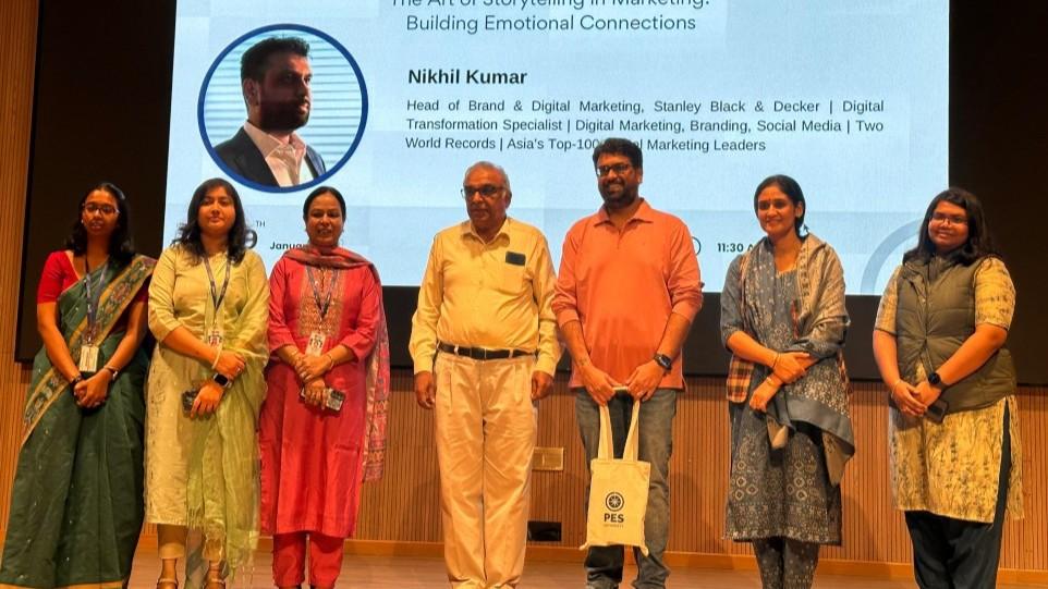 Guest talk on the art of storytelling in marketing