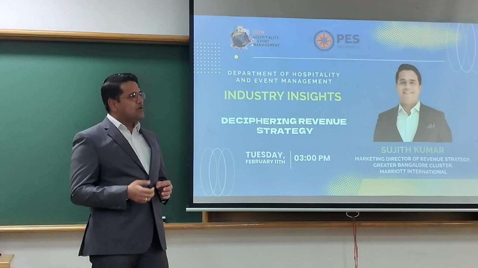 Expert talk on revenue strategy of hotels