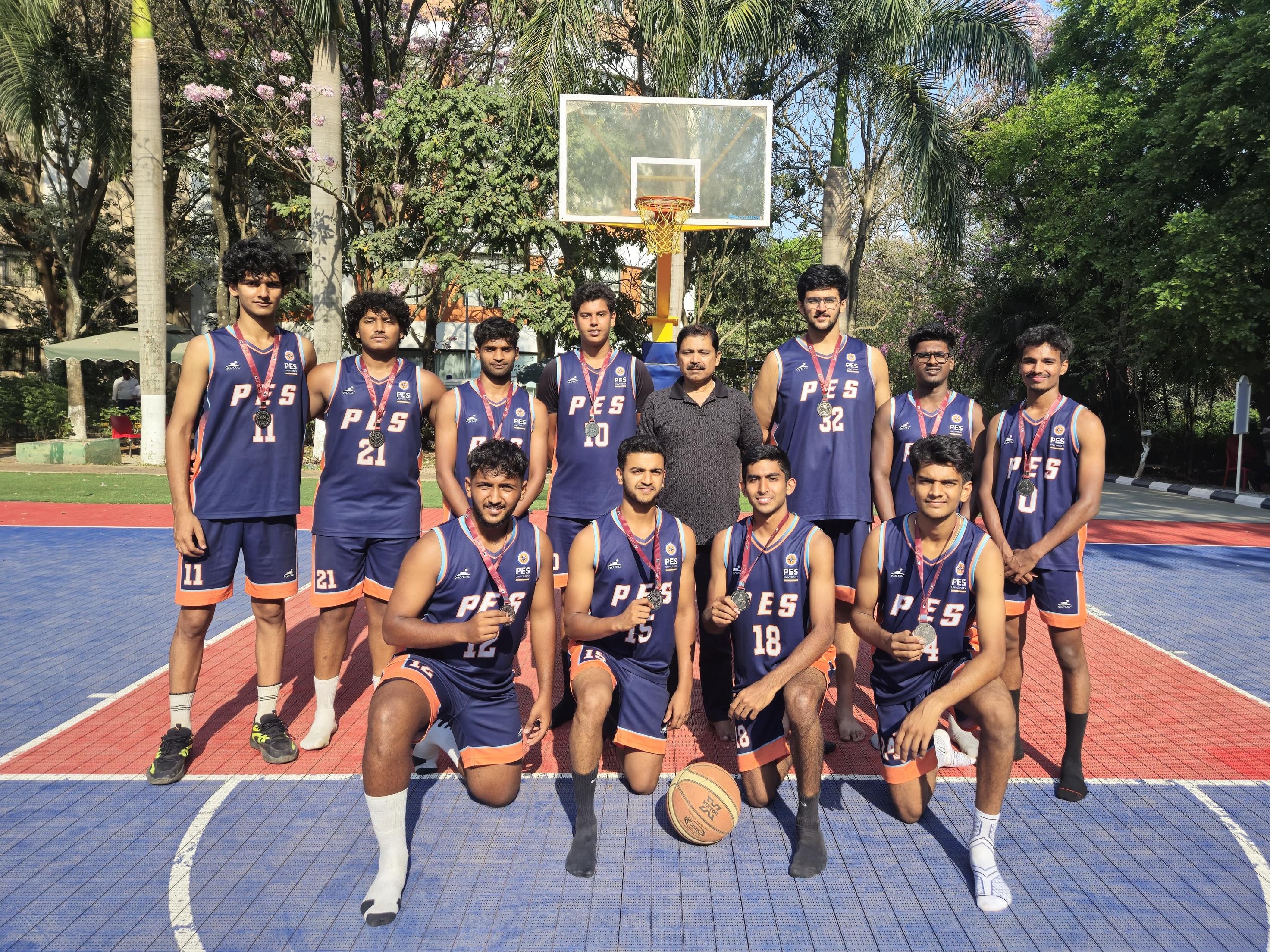 Win in Basketball at national sports meet