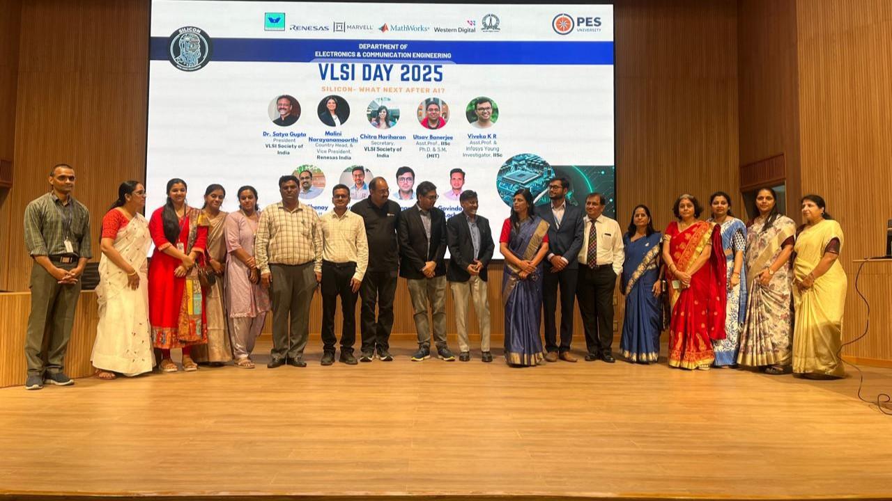 Project demonstrations, expert talks, alumni insights mark VLSI Day