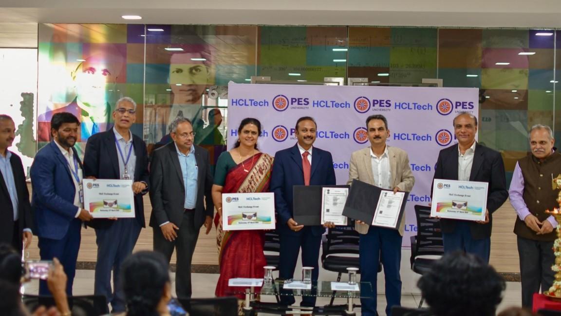 PES University and HCL Tech sign MoU to enhance academic and industry-oriented skills in next-generation technologies
