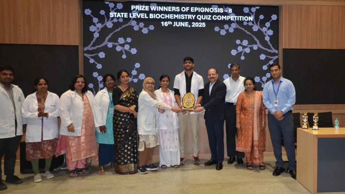 Win at state level biochemistry quiz