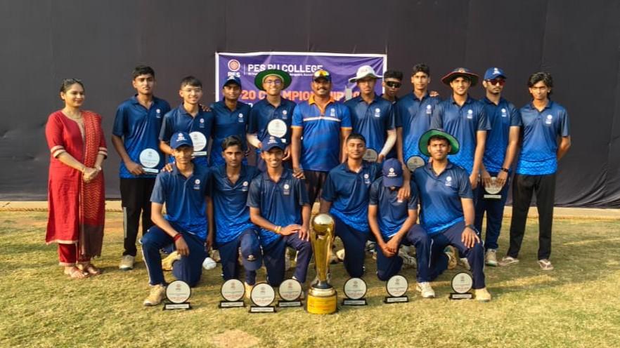 PES PU Triumphs at Inter Pre-University Cricket T20 Championship 2025