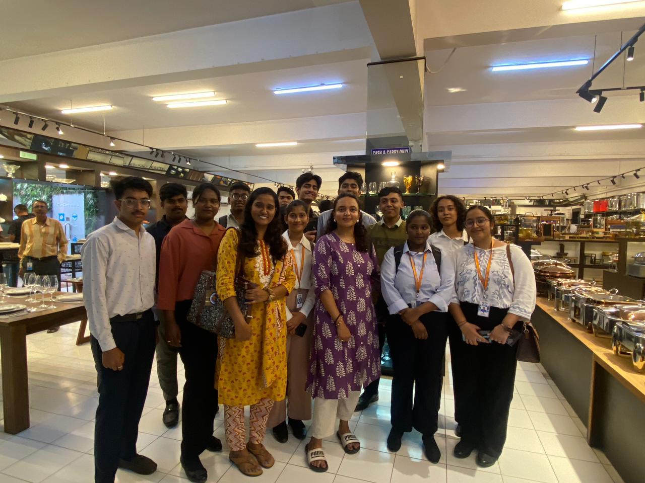 Industrial Visit to Bharat Glass & Crockeries: A Glimpse into Hospitality Essentials