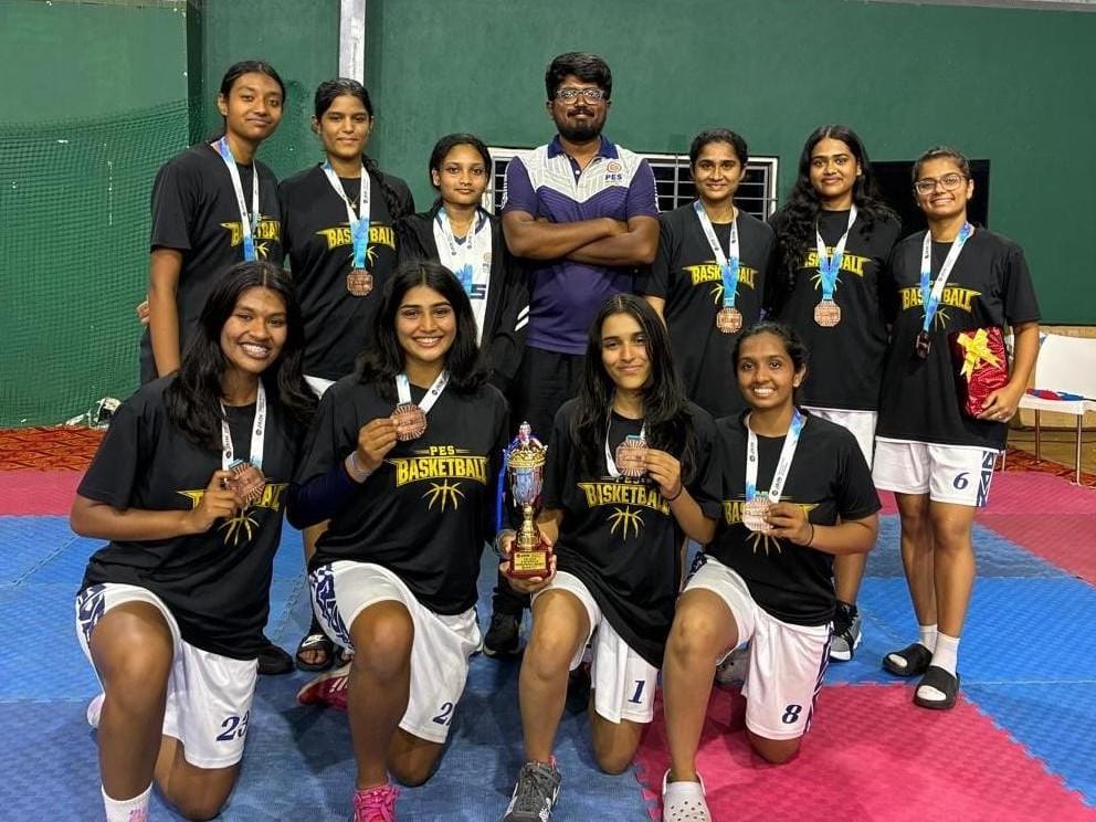 PESU Women’s Basketball Team Secures 2nd Runner-Up at VIE 2025
