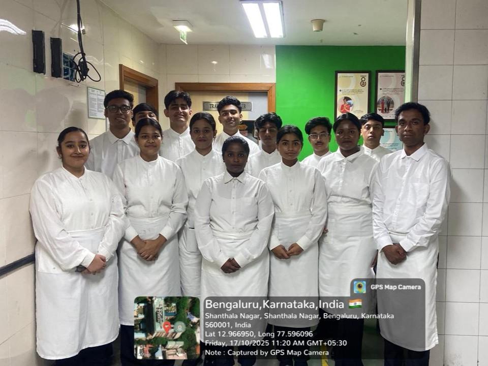 Industry Exposure: PESU Students Gain Hands-On Experience at ITC Gardenia