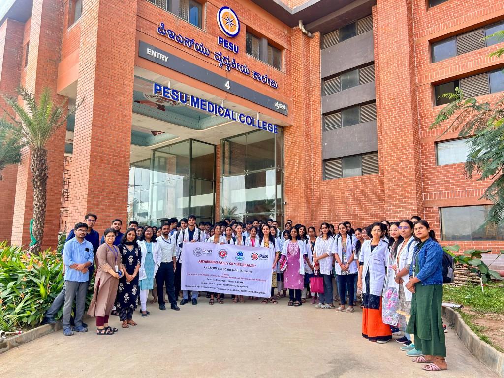 One World, One Health: Awareness Rally at PES University Medical College