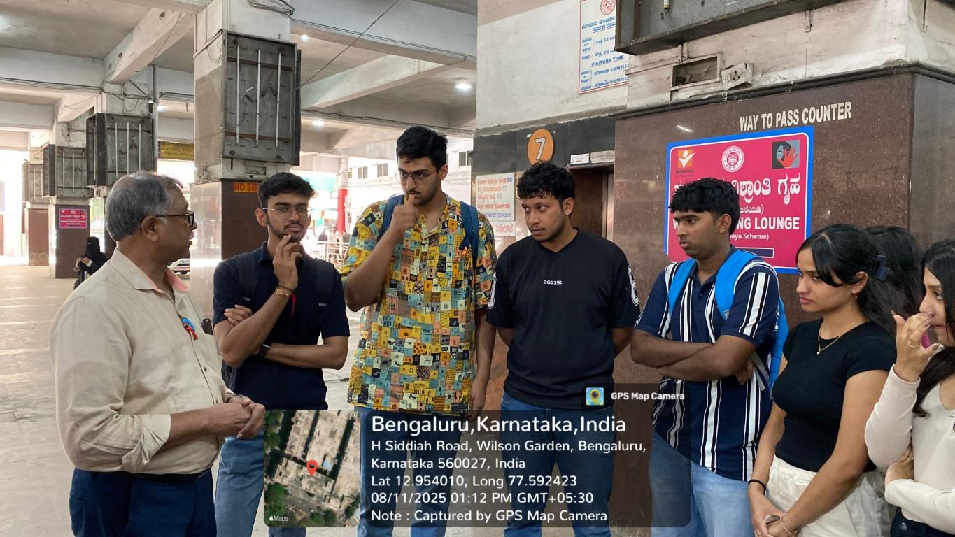 Design in Motion: B.Arch Students Explore Shanthi Nagar Bus Terminal