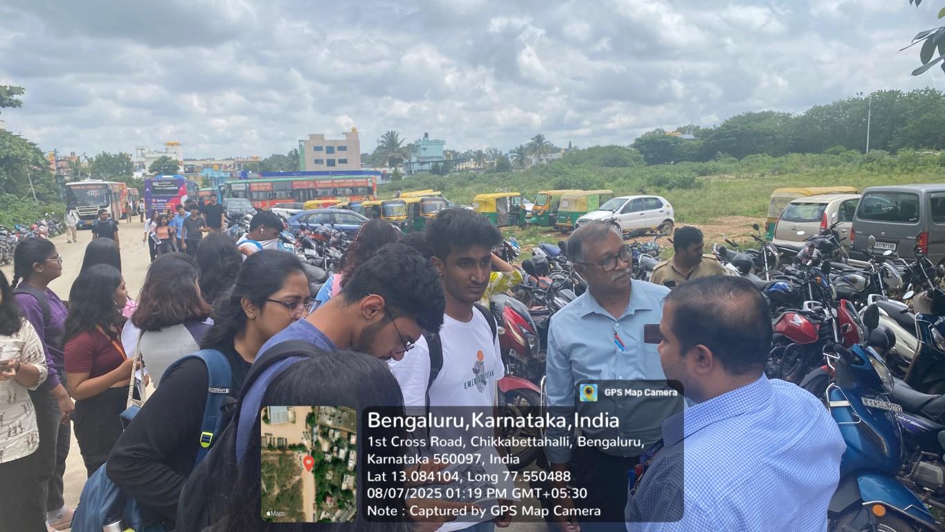 Learning Beyond Classrooms: B.Arch Students’ Site Visit to Chikkabettahalli