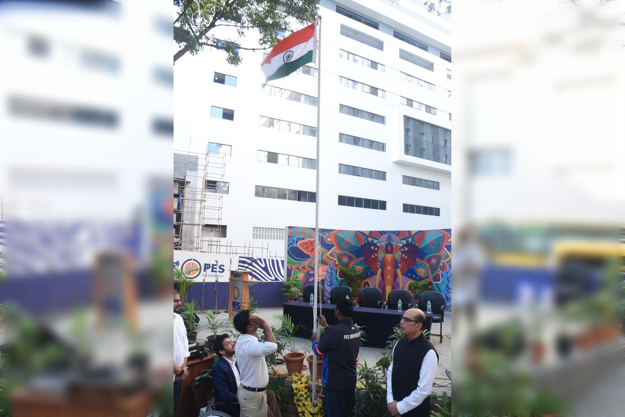 Unity in Tricolor: PES University's Republic Day Festivities - 2024