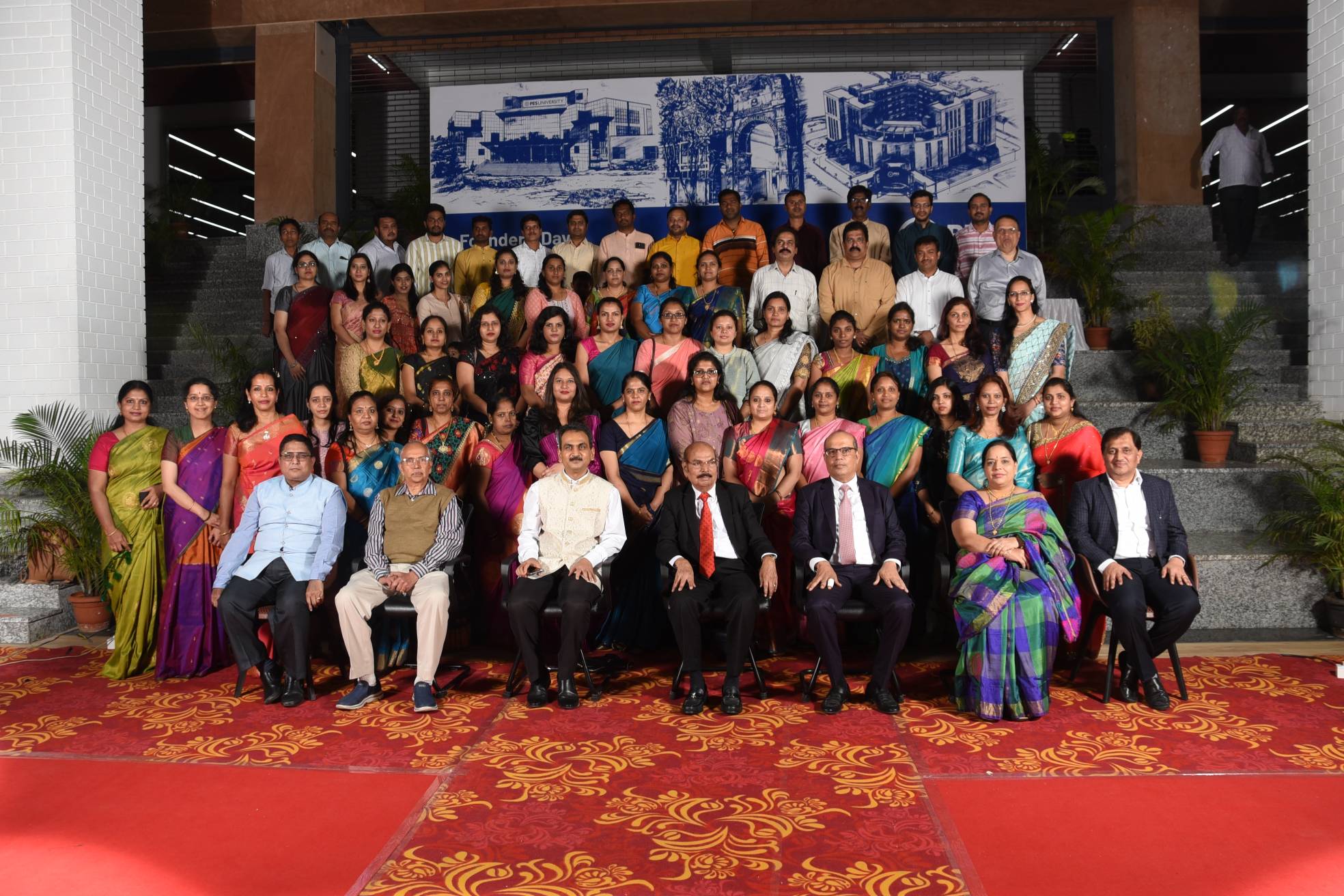 Dr. M. R. Doreswamy's birthday was celebrated as Founder's Day 2022 at the PES University campus