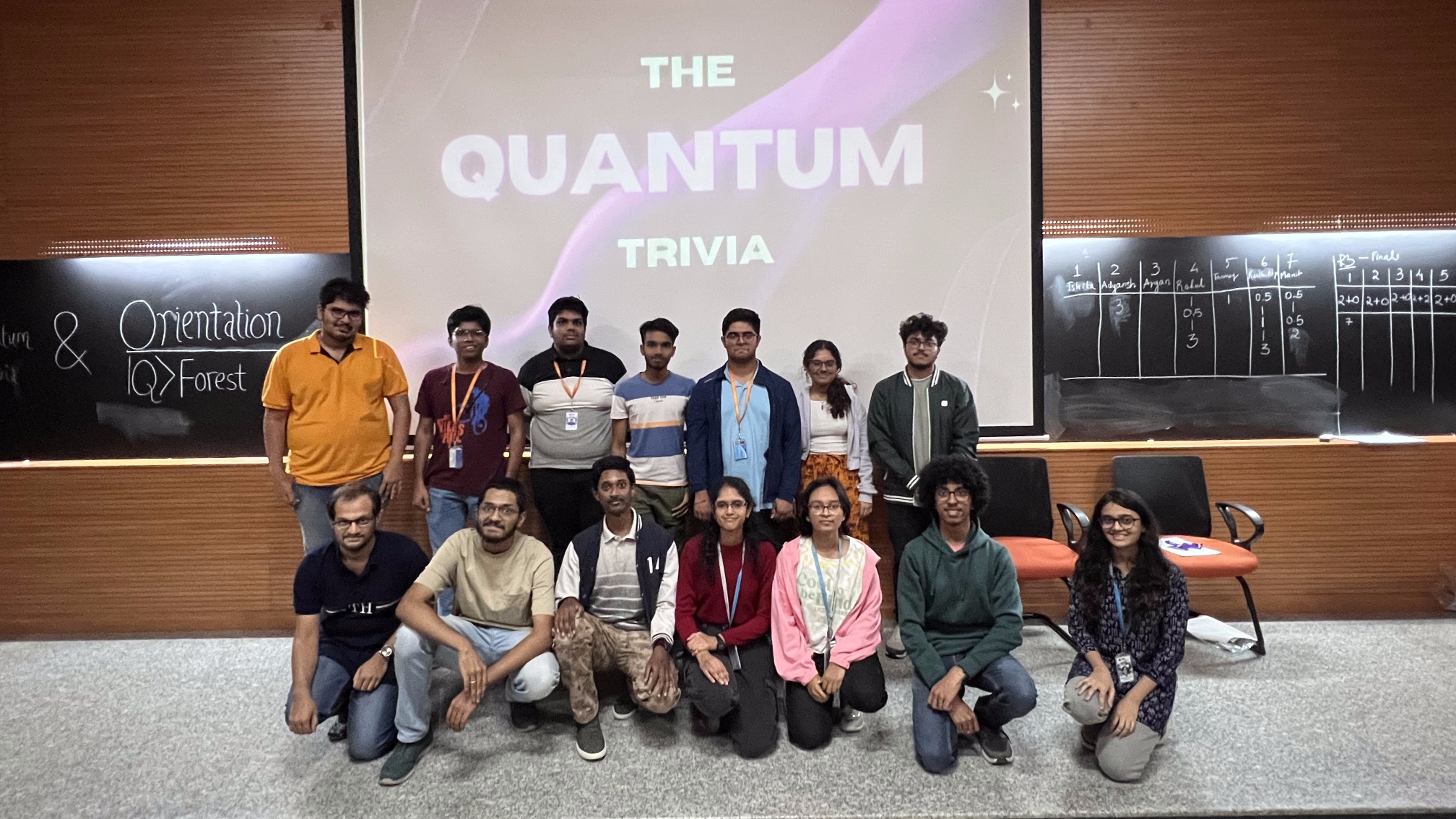Orientation event of quantum computing club