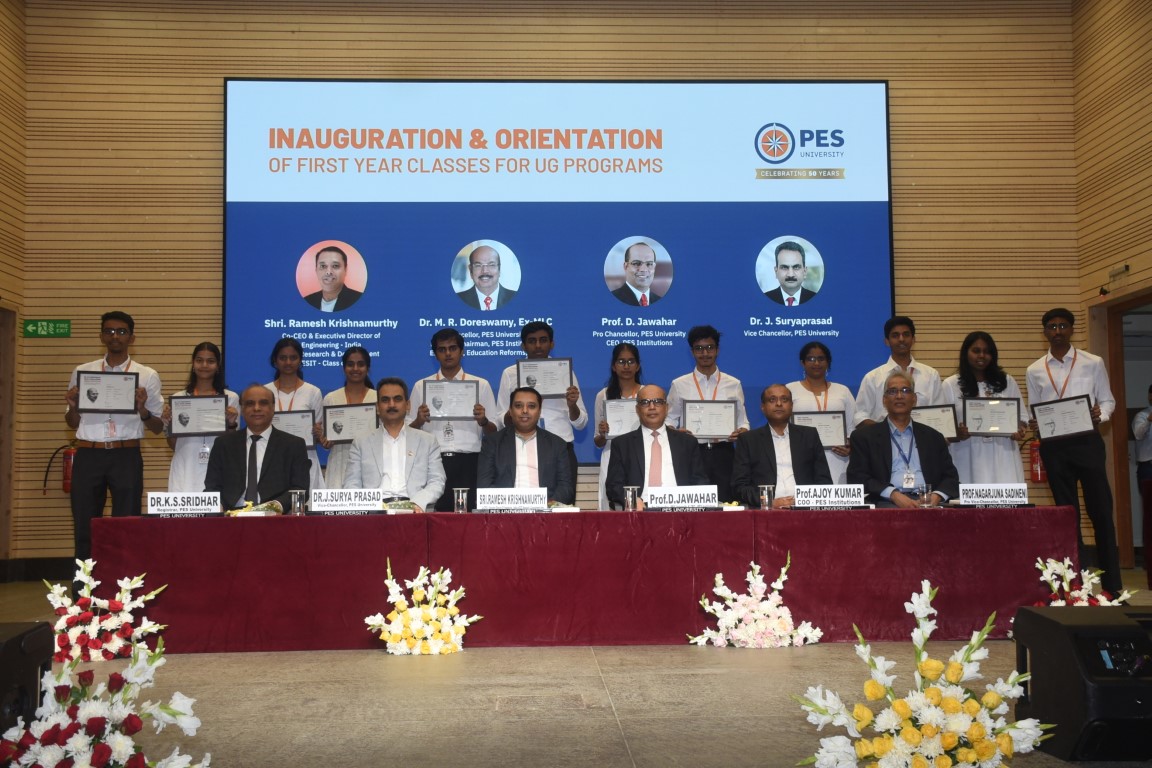 The students from PES University are No. 1 in all aspects: Shri. Ramesh Krishnamurthy