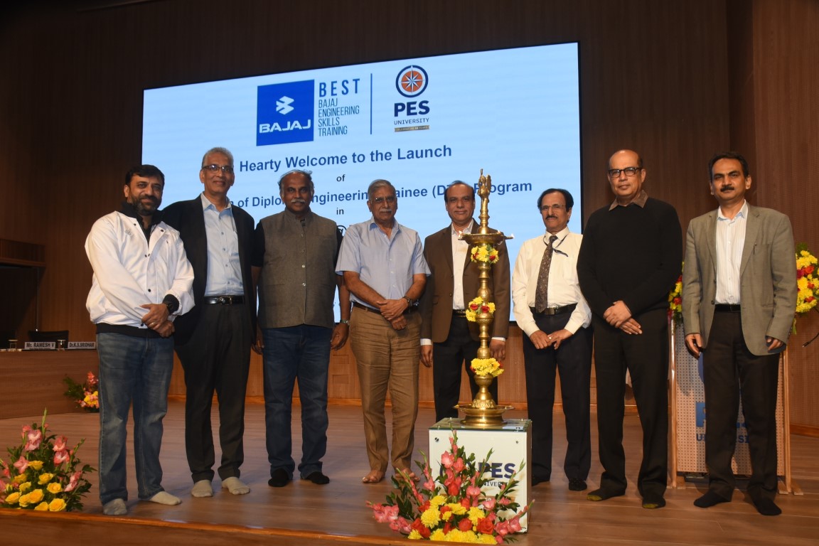 PES University and Bajaj Auto Limited Launch Diploma Trainee Engineer (DTE) Skilling Program