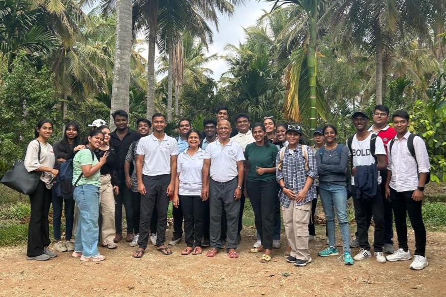 Field visit to organic farm